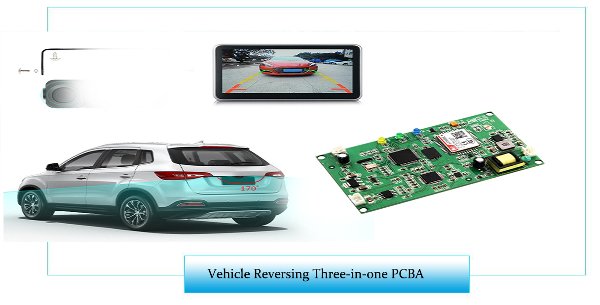 Vehicle Electronic Devices Reversing Three-in-one PCB Assembly