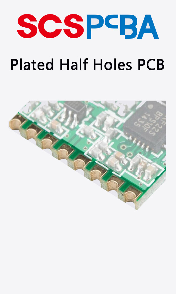 Plated Half Holes PCB