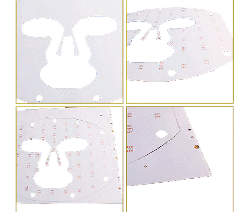 red and blue light beauty mask PCB fabrication red and blue light beauty mask PCB fabrication