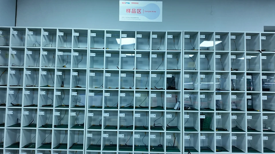 Component sample area