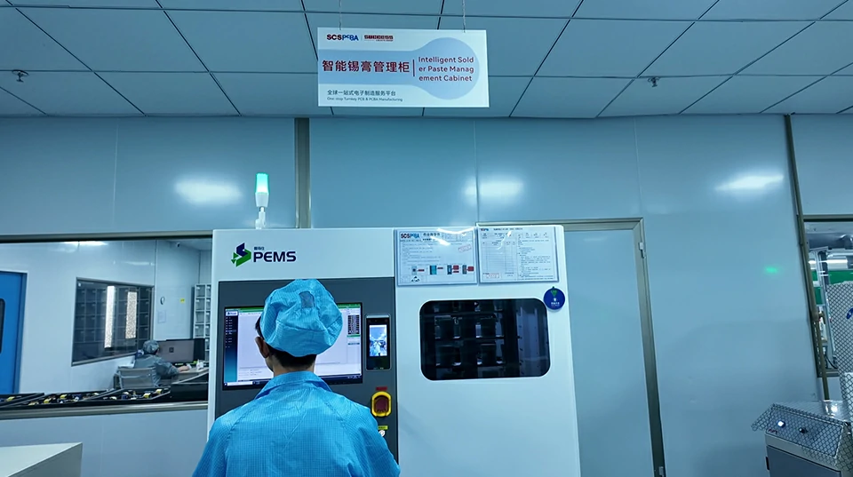 Intelligent solder paste management cabinet